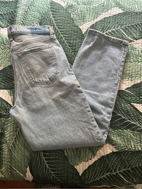 Abercrombie & Fitch Men's Light Blue Straight Jeans